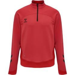 hummel LEAD 1/2-Zip Pullover Kinder true red 128