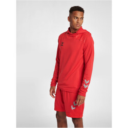 hummel LEAD Polyester Hoodie true red S