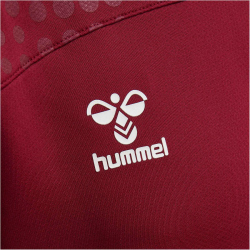 hummel LEAD Polyester Hoodie biking red S