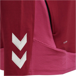 hummel LEAD Polyester Hoodie biking red S