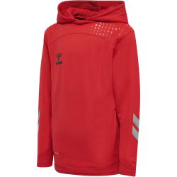 hummel LEAD Polyester Hoodie Kinder true red 164