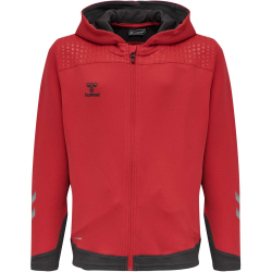 hummel LEAD Zip Polyester Hoodie Kinder true red 116