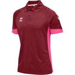 hummel LEAD Funktions-Poloshirt biking red M