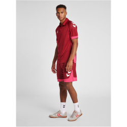 hummel LEAD Funktions-Poloshirt biking red M