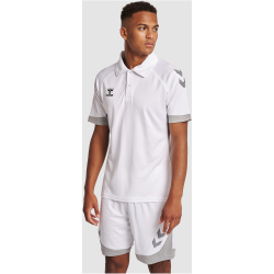 hummel LEAD Funktions-Poloshirt white XXL