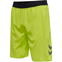 hummel LEAD Pro Trainingshose kurz lime punch S