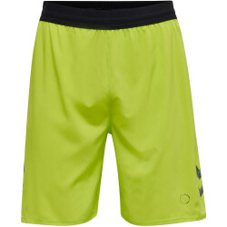 hummel LEAD Pro Trainingshose kurz lime punch S