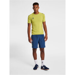 hummel LEAD Pro Trainingshose kurz lime punch S