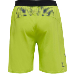 hummel LEAD Pro Trainingshose kurz lime punch M