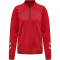 hummel LEAD Damen 1/2-Zip Pullover true red XS