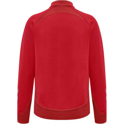 hummel LEAD Damen 1/2-Zip Pullover true red L