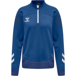 hummel LEAD Damen 1/2-Zip Pullover true blue L