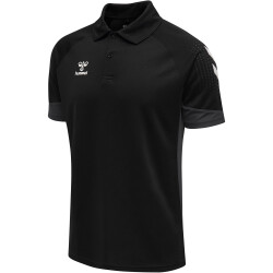 hummel LEAD Funktions-Poloshirt Kinder black 116