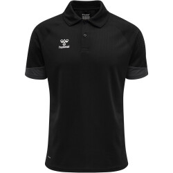hummel LEAD Funktions-Poloshirt Kinder black 116