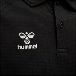 hummel LEAD Funktions-Poloshirt Kinder black 116