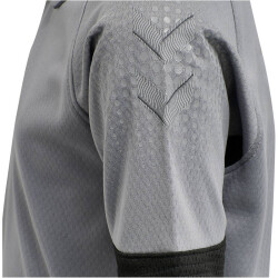 hummel LEAD Funktions-Poloshirt Kinder grey melange 116