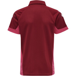 hummel LEAD Funktions-Poloshirt Kinder biking red 116