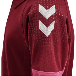 hummel LEAD Funktions-Poloshirt Kinder biking red 116