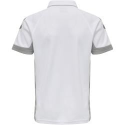 hummel LEAD Funktions-Poloshirt Kinder white 140