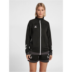 hummel LEAD Damen Polyester Zip Jacke black XS