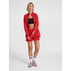 hummel LEAD Damen Polyester Zip Jacke true red M