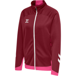 hummel LEAD Damen Polyester Zip Jacke biking red XS