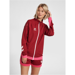 hummel LEAD Damen Polyester Zip Jacke biking red M