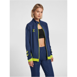 hummel LEAD Damen Polyester Zip Jacke dark denim XS