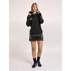 hummel LEAD Damen Polyester Hoodie black XS