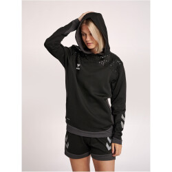 hummel LEAD Damen Polyester Hoodie black M