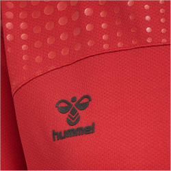 hummel LEAD Damen Polyester Hoodie true red XS