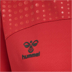 hummel LEAD Damen Polyester Hoodie true red L