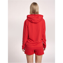 hummel LEAD Damen Polyester Hoodie true red L