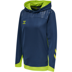 hummel LEAD Damen Polyester Hoodie dark denim XS