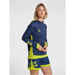 hummel LEAD Damen Polyester Hoodie dark denim XS