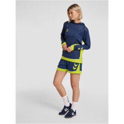 hummel LEAD Damen Polyester Hoodie dark denim XS