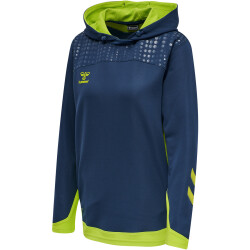 hummel LEAD Damen Polyester Hoodie dark denim S