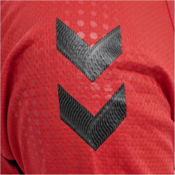 hummel LEAD kurzarm Polyester Trikot true red S