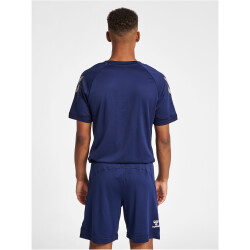hummel LEAD kurzarm Polyester Trikot marine S