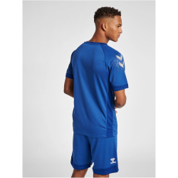 hummel LEAD kurzarm Polyester Trikot true blue L