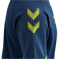 hummel LEAD kurzarm Polyester Trikot dark denim S