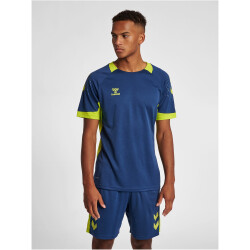 hummel LEAD kurzarm Polyester Trikot dark denim S