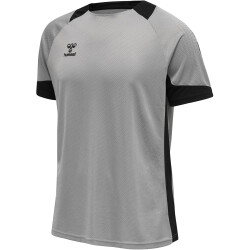hummel LEAD kurzarm Polyester Trikot Kinder grey melange 116