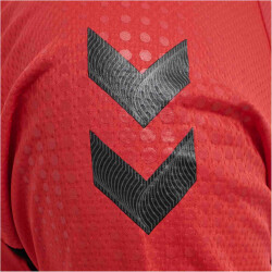 hummel LEAD kurzarm Polyester Trikot Kinder true red 116
