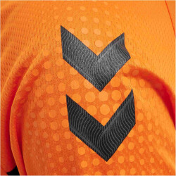 hummel LEAD kurzarm Polyester Trikot Kinder orange tiger 116