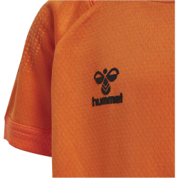hummel LEAD kurzarm Polyester Trikot Kinder orange tiger 152