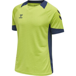hummel LEAD kurzarm Polyester Trikot Kinder lime punch 116