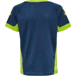 hummel LEAD kurzarm Polyester Trikot Kinder dark denim 128