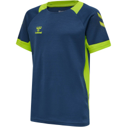 hummel LEAD kurzarm Polyester Trikot Kinder dark denim 152