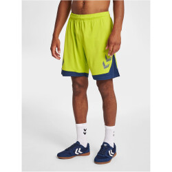 hummel LEAD Polyester Shorts lime punch S